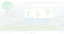 Desktop Screenshot of footprintstoforests.com